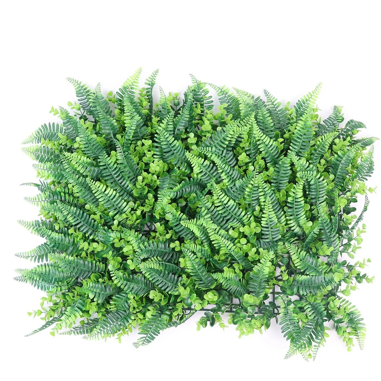 4 Green Assorted Artificial Foliage UV Protected Wall Backdrop Panels Events